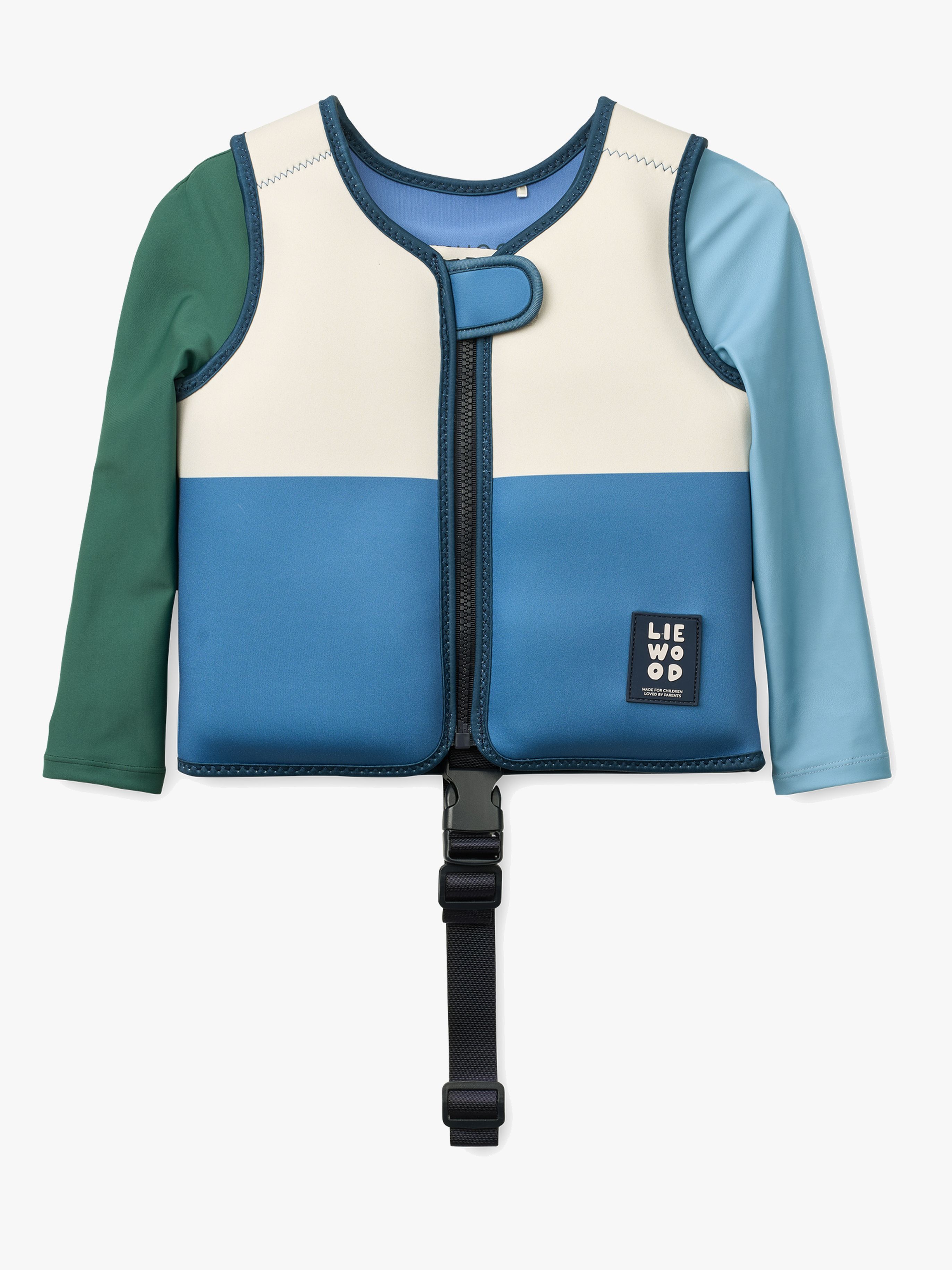 LIEWOOD Dove Svømmevest med Ærmer, Riverside Multi Mix, 11-15 kg