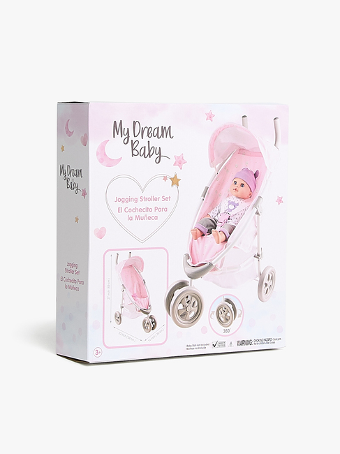 Cloudberry Castle Dukkevogn Jogging, Pink