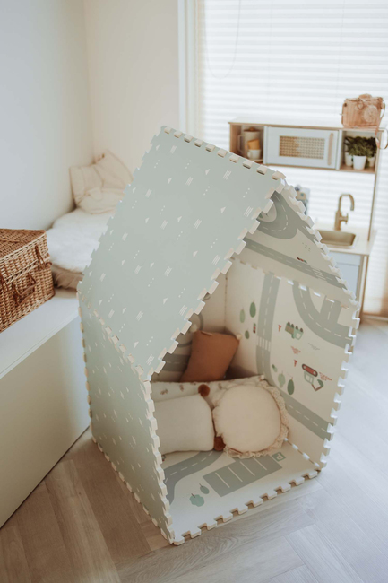 Play&Go Puslespilsmåtte Vej 6 Dele