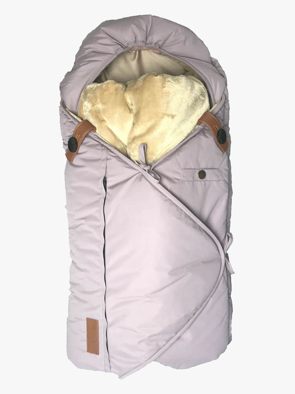 Sleepbag Regular Vinterkørepose, Dusty Purple/Brown