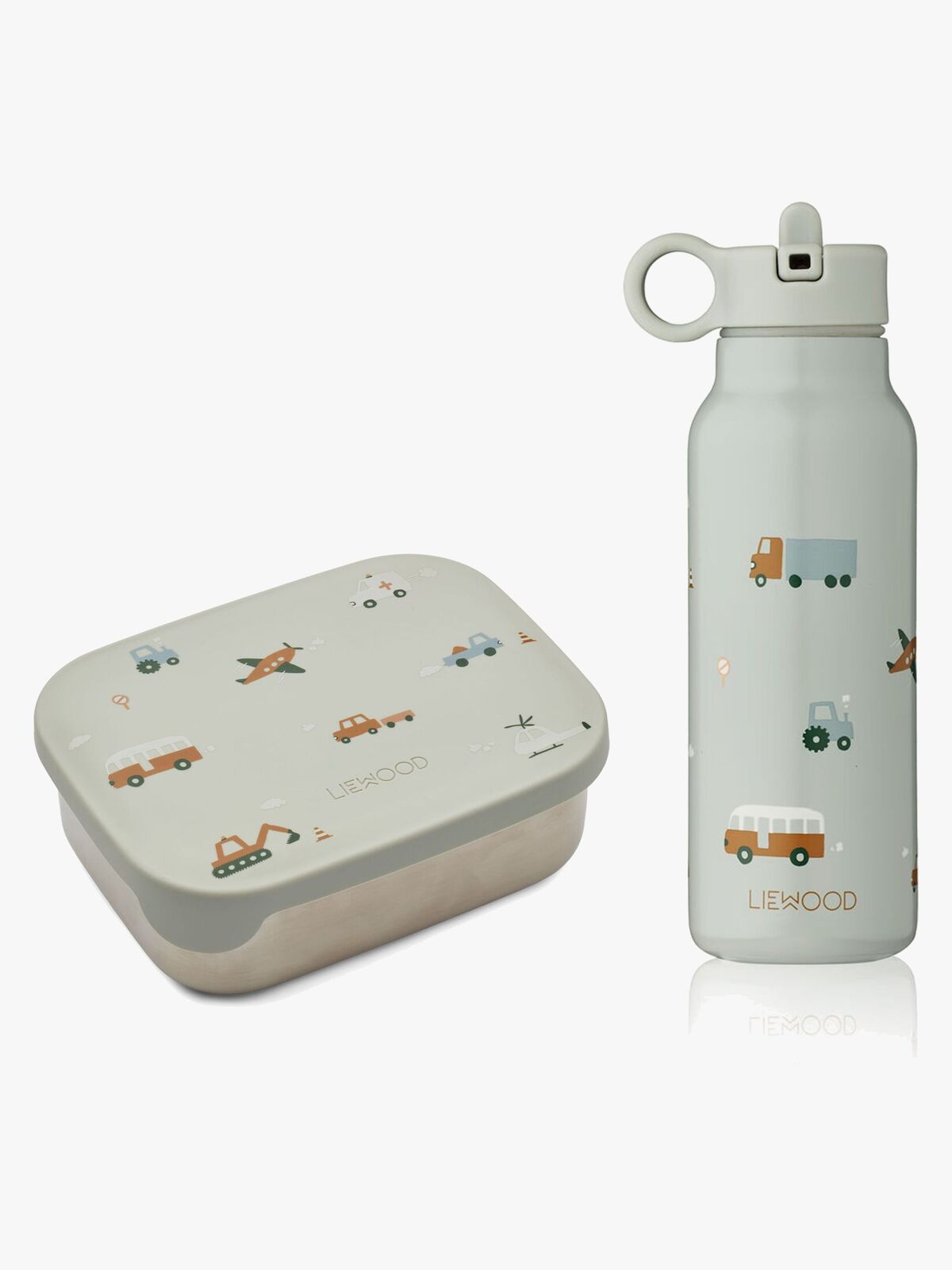 LIEWOOD Arthur Madkasse og Falk Flaske, Vehicles/Dove Blue