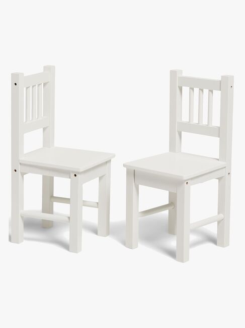 Alice & Fox LOVIS Bord & Stole + Sofa med Opbevaring, Hvid