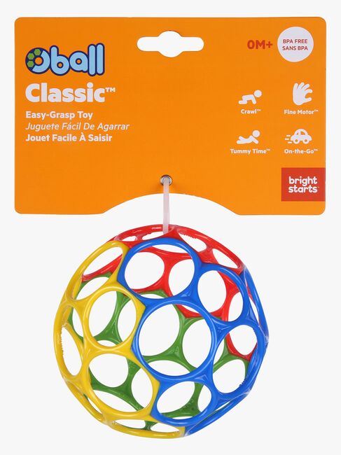 Oball Classic Bold, Gul/Grøn/Blå/Lilla