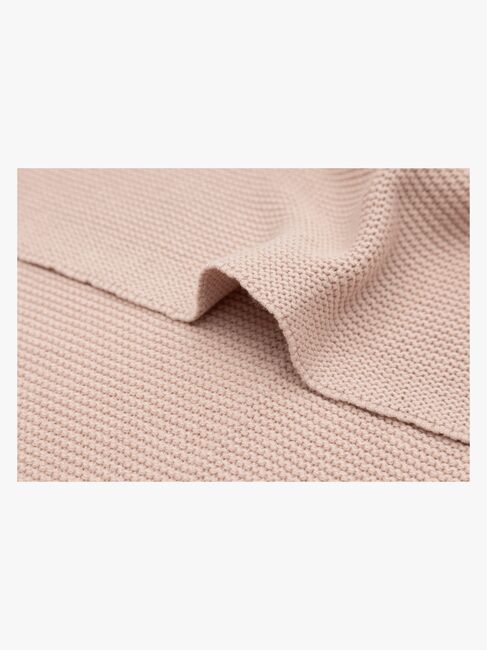 Jollein Tæppe Basic Knit, Wild Rose