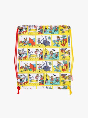 Pippi Langstrømpe Gymnastikpose Energisk, Gul