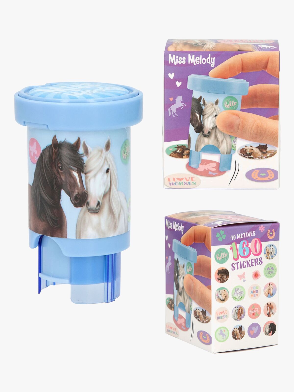 Miss Melody Klistermærkestempel