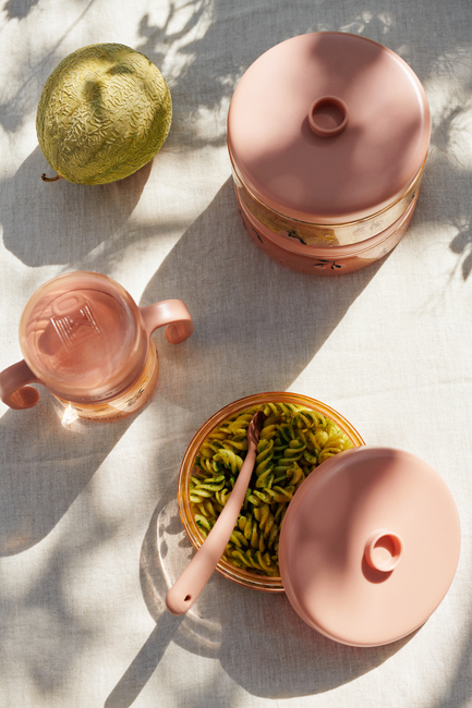 LIEWOOD Beatrix Bordservice, Peach/Seashell