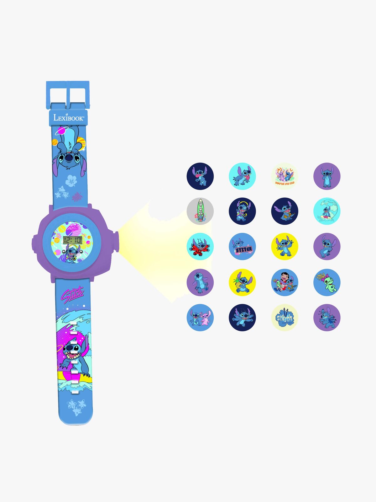 Disney Lilo & Stitch Digitalt Projektorur