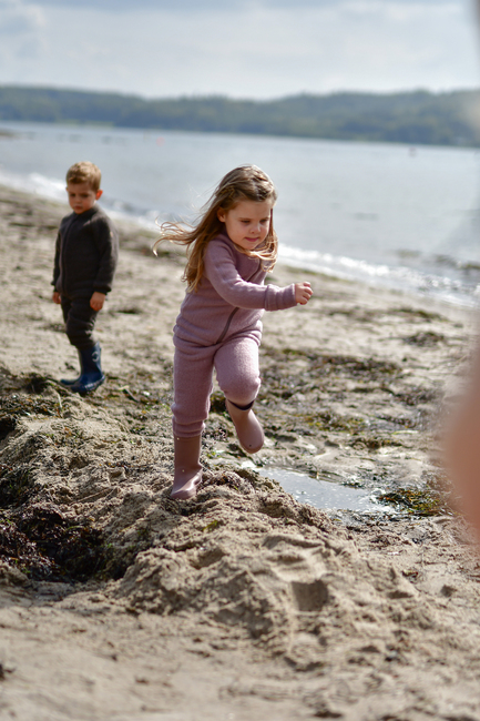 Mikk-Line Fleecebukser Merinould, Twilight Mauve