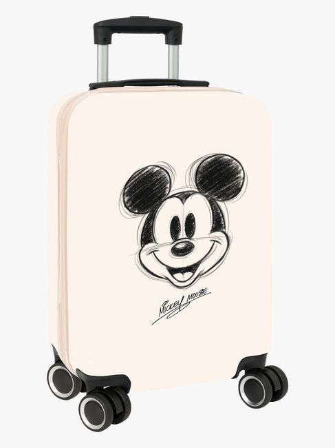 Disney Mickey Mouse Kabin Kuffert 40L, Hvid