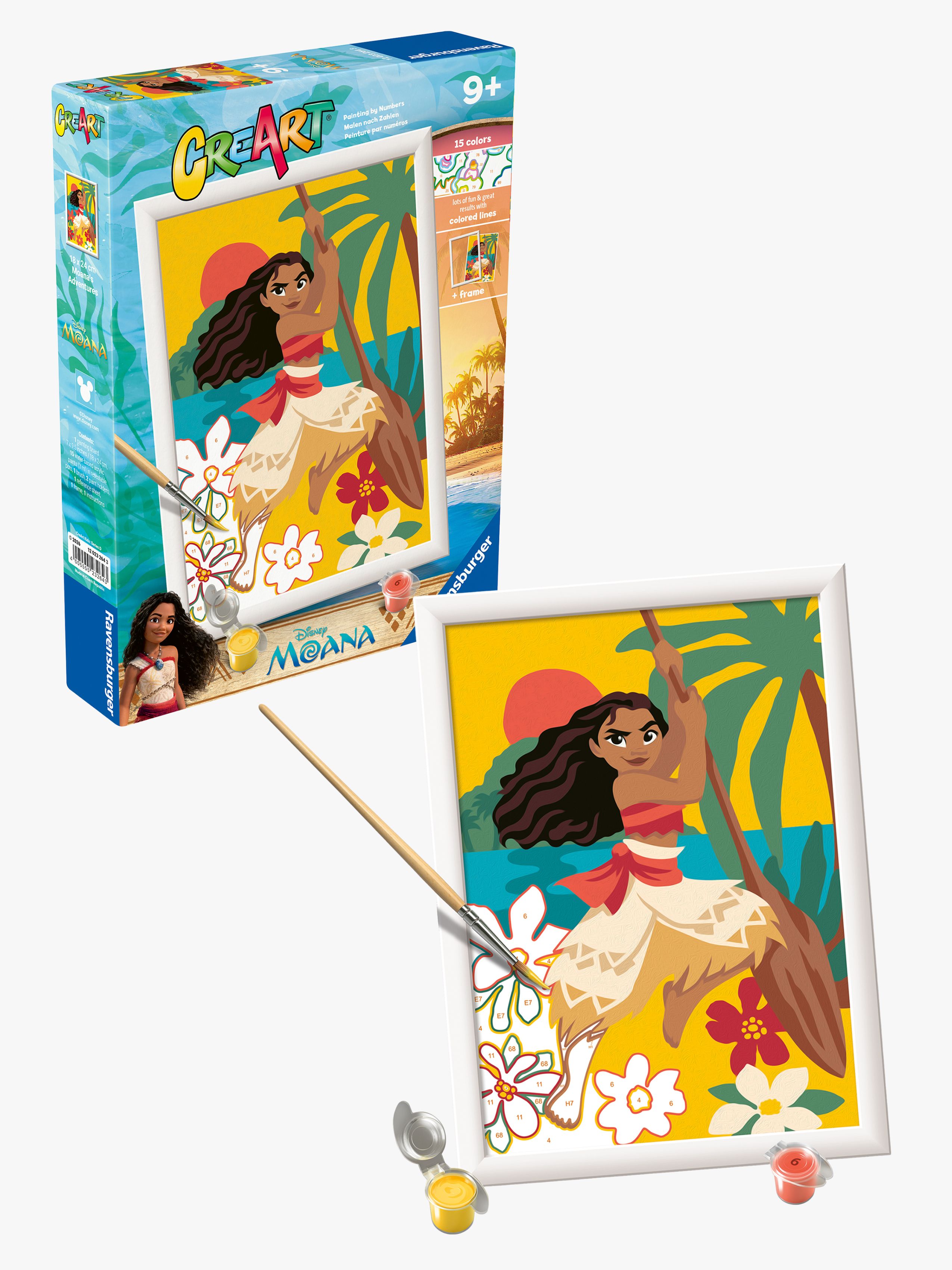 Ravensburger CreArt Vaiana Malesæt