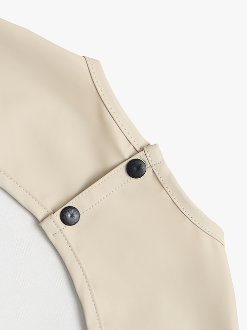 Beemoo CARE Bib  Langærmet Hagesmæk, Beige