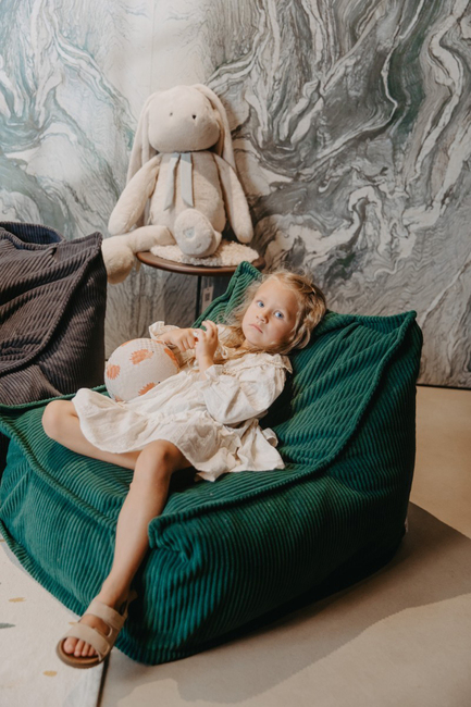 Yappy Kids Yappyhug Sækkestol, Pine Green