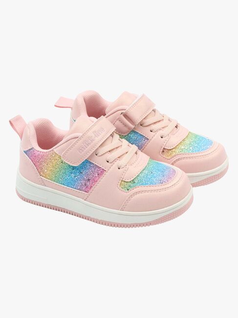 Mikk-Line Sneakers Glitter, Adobe Rose