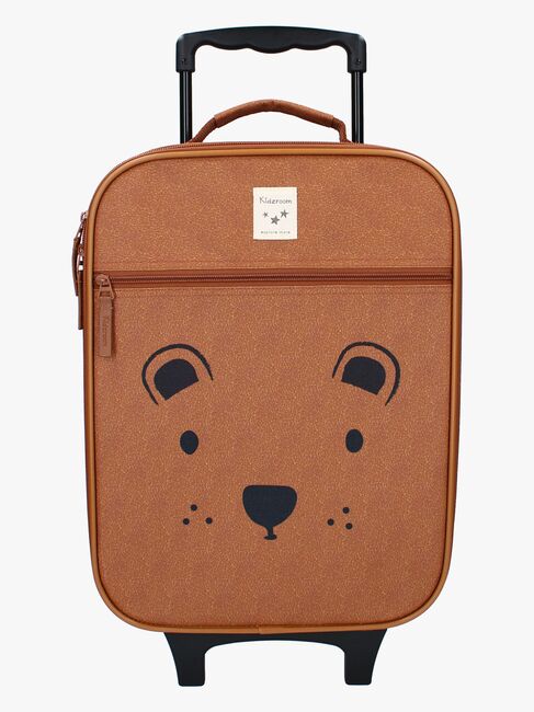 Kidzroom Trolley Koffert Beary Excited, Brun