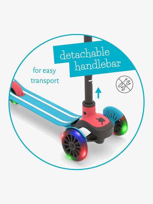 Chillafish Scotti Glow Løbehjul, Blue