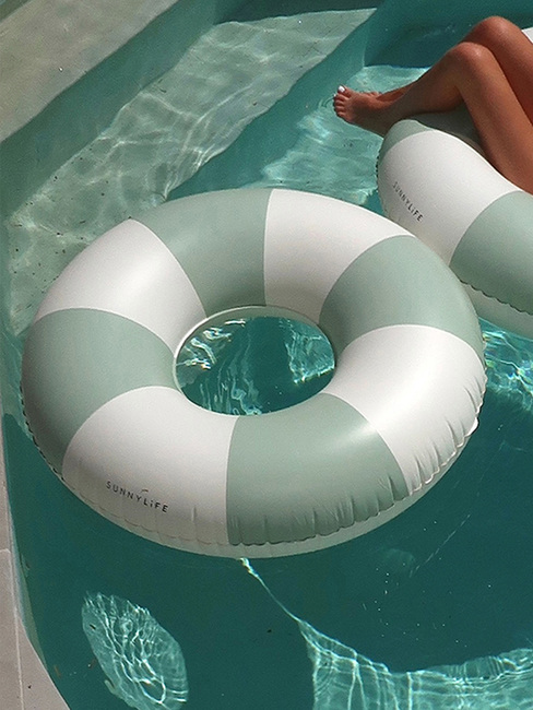 SUNNYLiFE Badering, The Vacay Olive Stripe