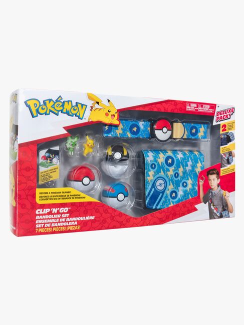Pokémon Clip 'N' Go Bandolier-taske Legesæt med Poké-ball