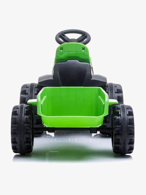 Azeno Eltraktor m. Anhænger, Grøn