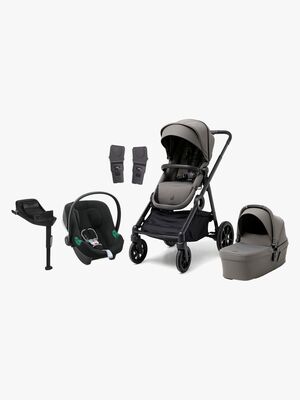 Beemoo Pro Multi 2 Duovogn inkl. Cybex Aton B2 i-Size Autostol Baby & Base, Mocha Grey