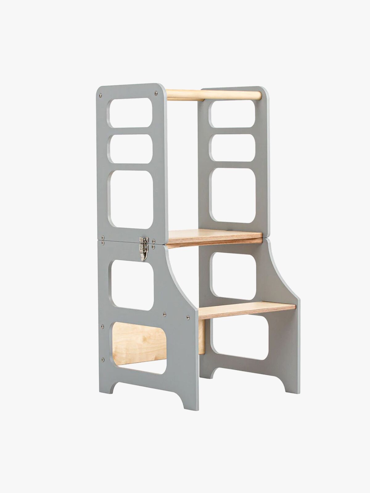 Duck Woodworks Sammenklappeligt Læringstårn, Grå