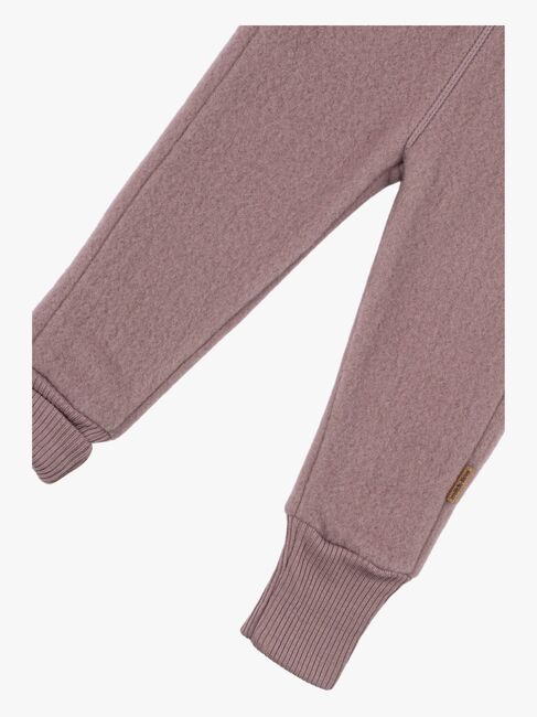 Mikk-Line Fleecebukser Baby Merinould, Twilight Mauve