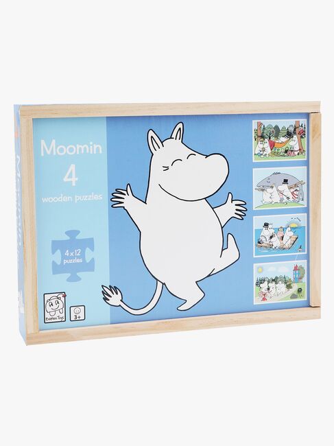Mumitroldene 4 Træpuslespil 4x12 Brikker