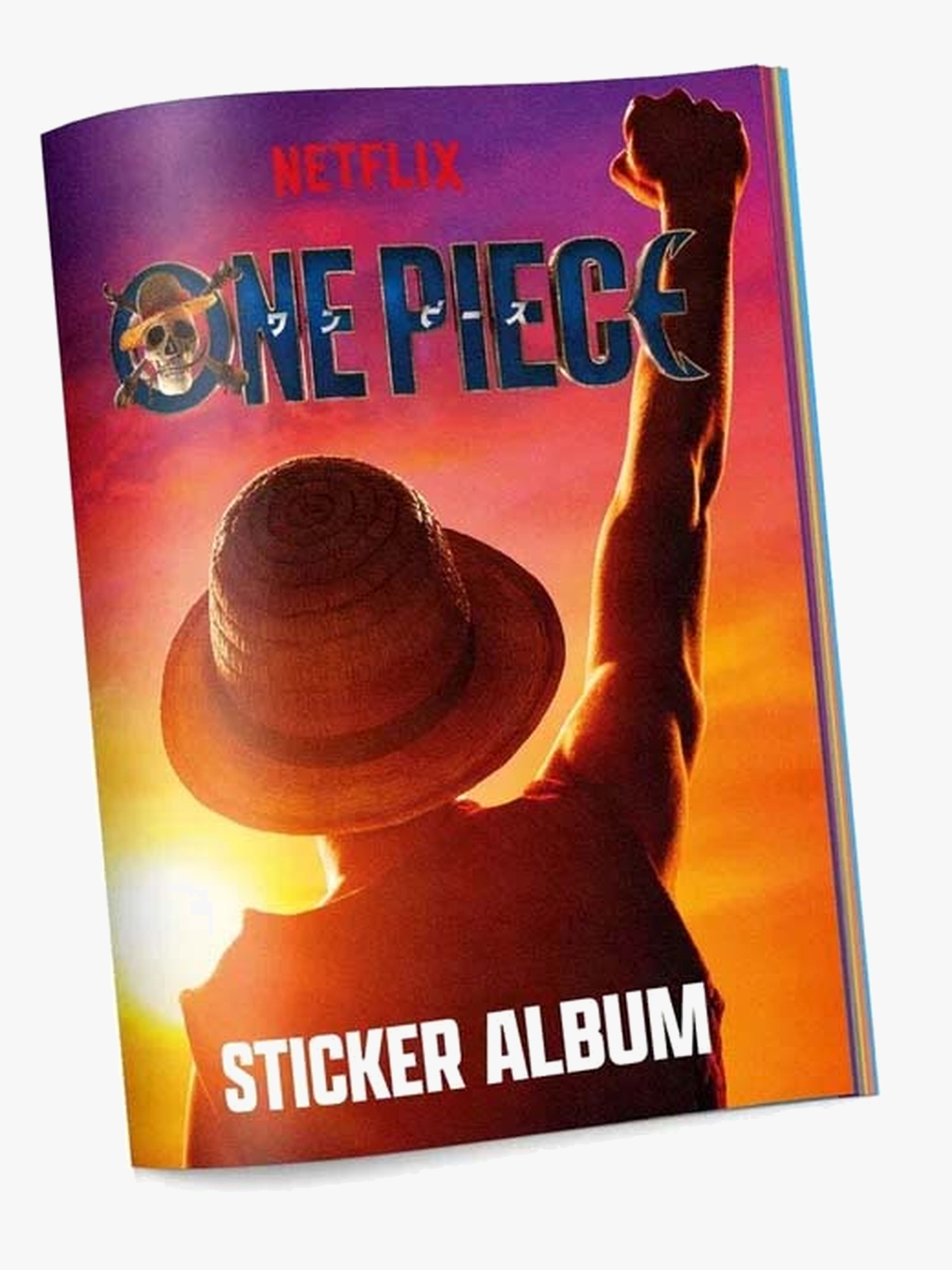 One Piece Klistermærkealbum og 2 Blind Bags
