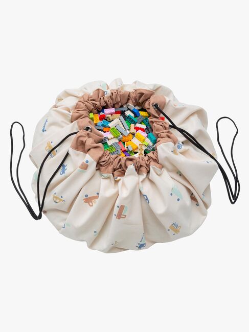 Play&Go Opbevaring & Legetæppe, Big Cars