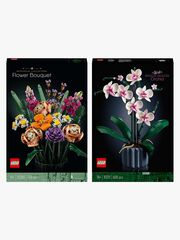 LEGO Icons Botanical Collection 10311 Orkidé & 10280 Blomsterbuket