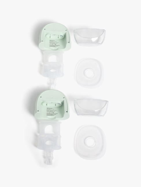 Beemoo CARE Wearable Slim Elektrisk Brystpumpe Dobbelt, Soft Green