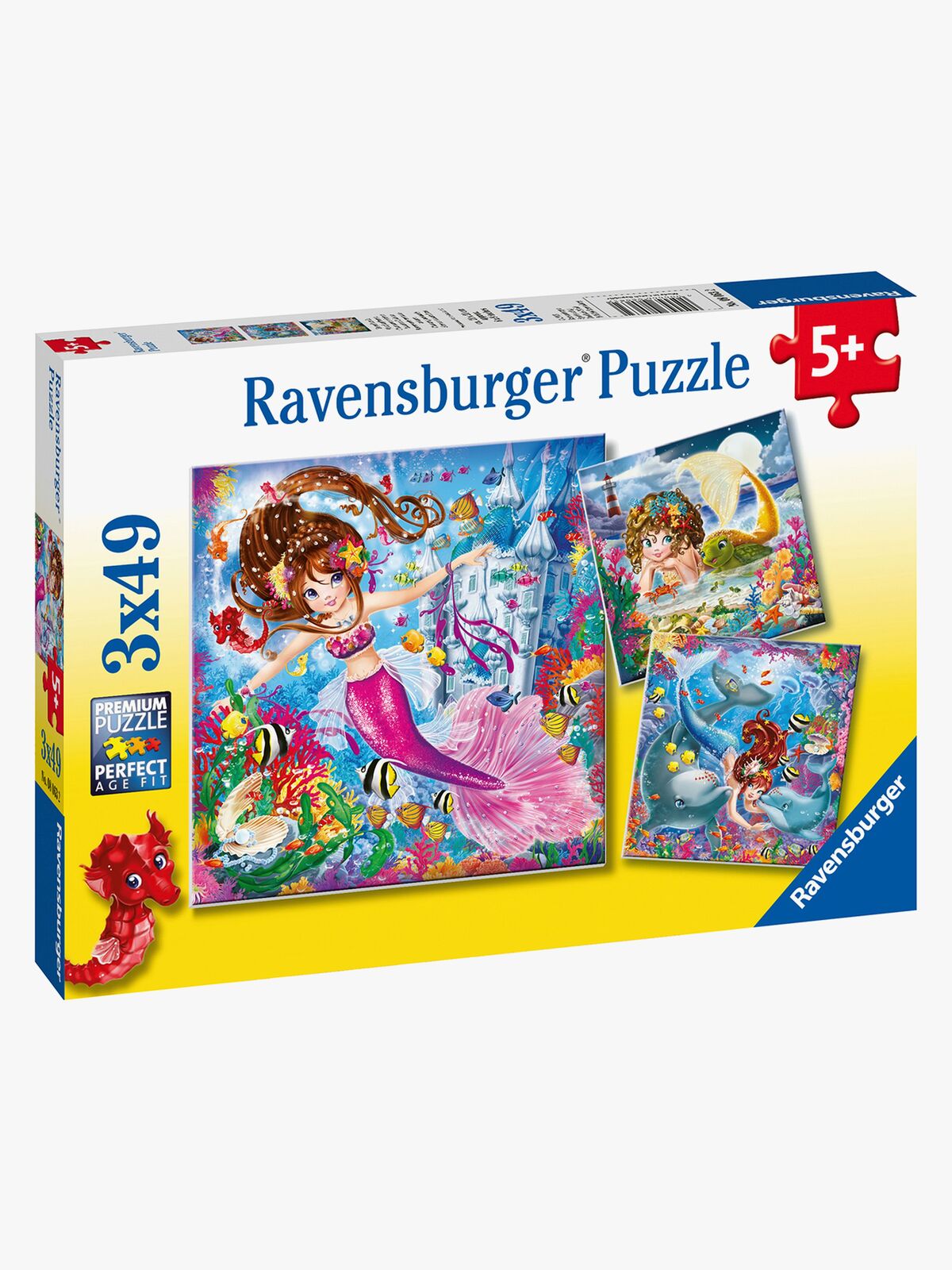 Ravensburger Puslespil Charmerende Havfruer 3x49 Brikker
