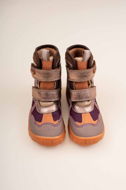 Bisgaard Chad Tex Barefoot Vinterstøvler, Plum 64215-5109-2831_3a.jpg
