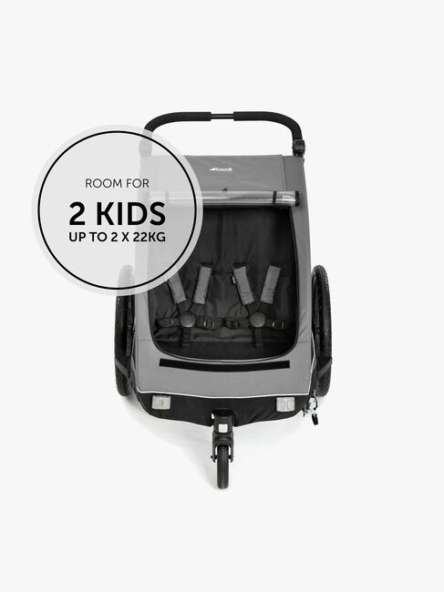 Hauck Dryk Duo Cykelanhænger, Grey