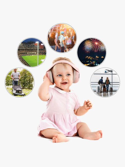 Reer SilentGuard Baby Høreværn, Pink