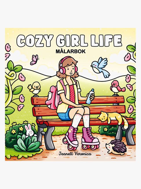 BokforlagetMaxStrom Cozy Girl Life Malebog