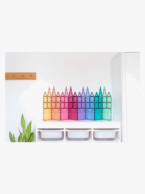 Connetix Magnetiske Byggeklodser Pastel Startsæt 64 Dele