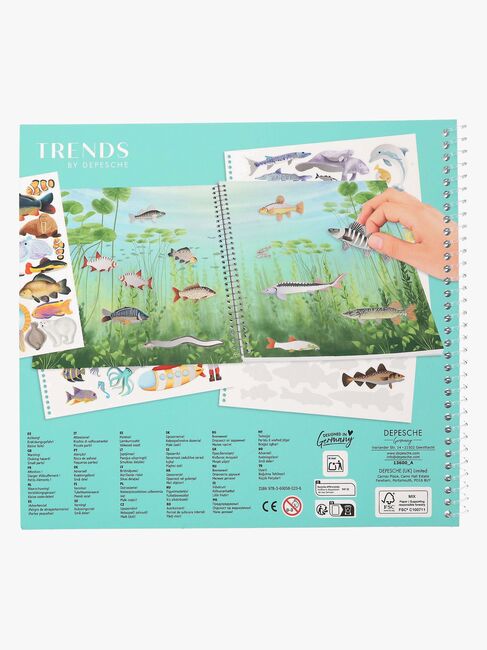 Motto Trends Klistermærkebog Create Your Ocean Life