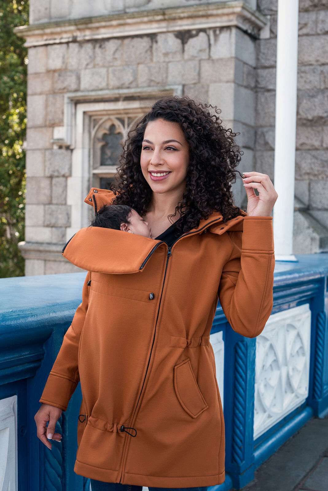 Wombat Softshell Bærejakke, Caramel