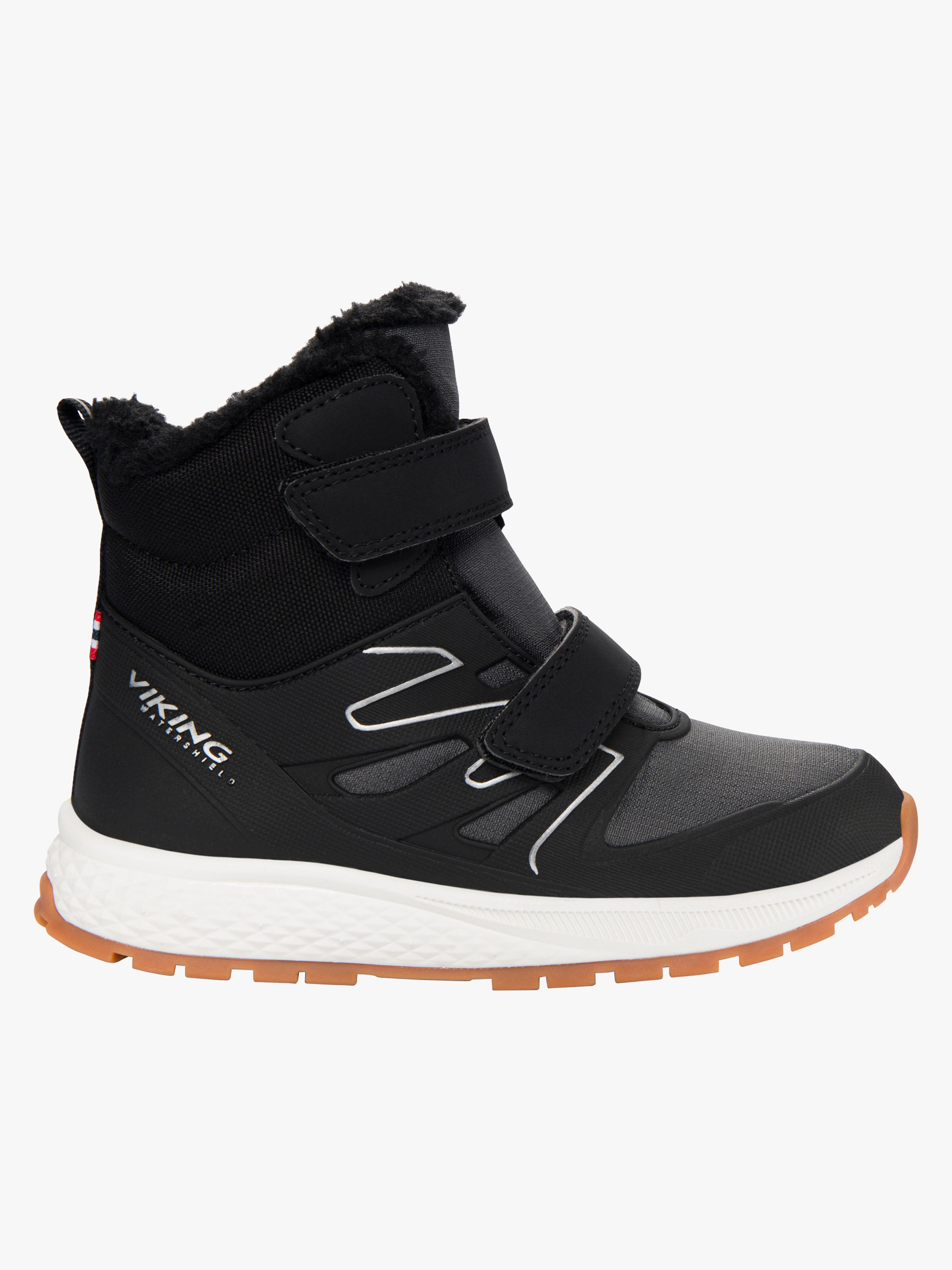 Viking Equip Defence WP 2V Vinterstøvler, Black/Charcoal, 29