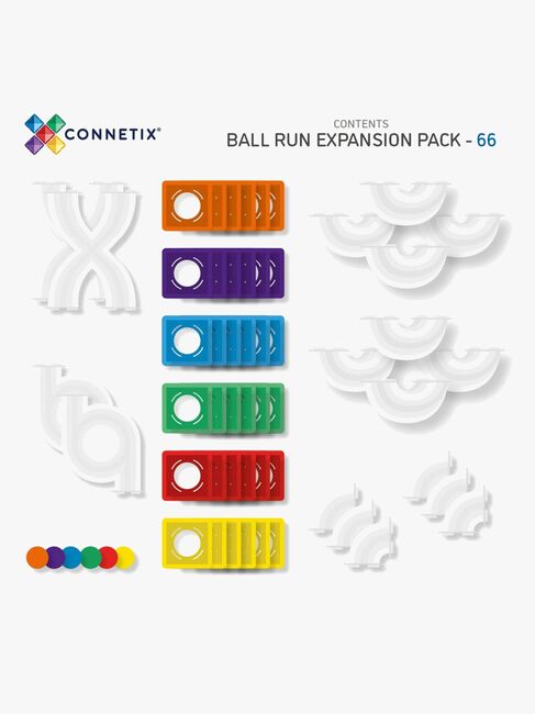 Connetix Magnetiske Byggeklodser Rainbow Udvidelsessæt 66 Dele