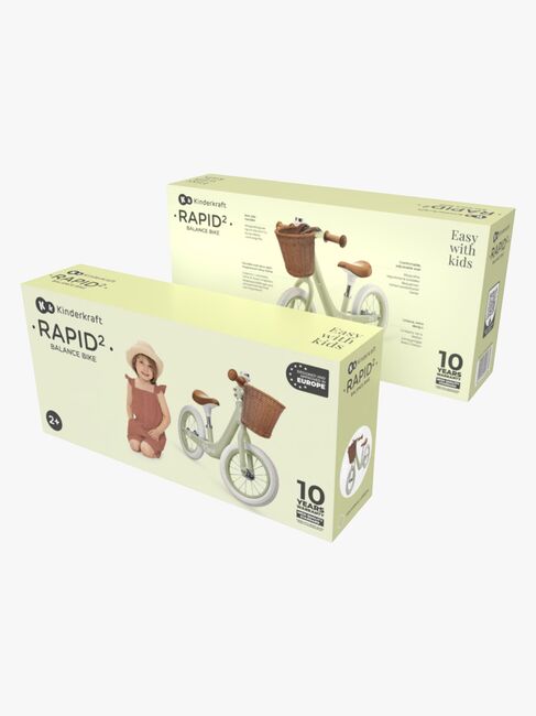 Kinderkraft RAPID 2 Løbecykel, Grøn