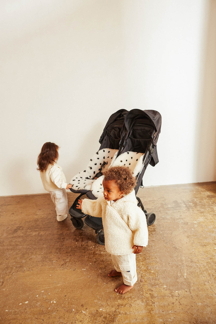 BINIBAMBA Sheepskin Hynde Fixed Harness, Dalmation