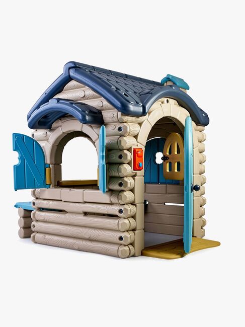 FEBER Casual Cottage Legehus med Lyd, Blå/Grå