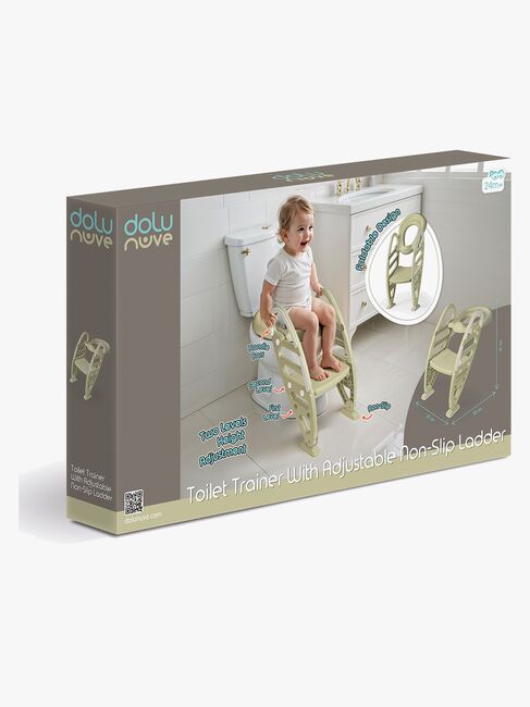 DOLU Toiletsæde med Stige, Eco Green