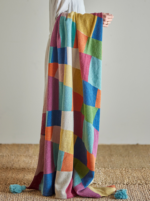 Bloomingville Colorine Tæppe