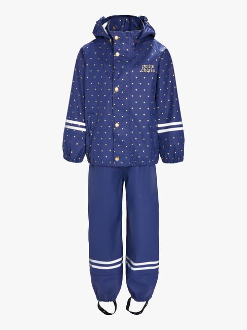 Petite Chérie Atelier Cleo Regnsæt, Crown Blue Mini Hearts