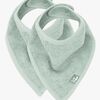Jollein Bandana Hagesmæk 2-Pak, Ash Green