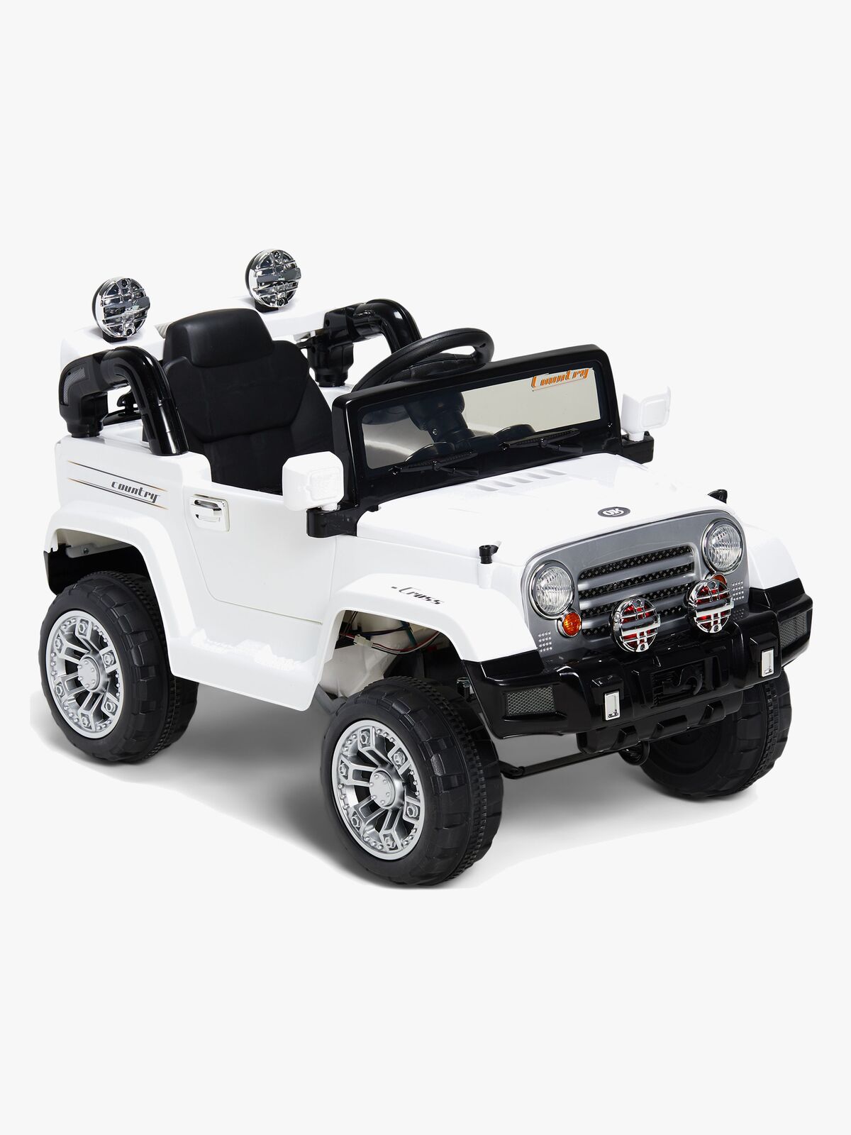 Alex's Garage Elbil Jeep, Hvid