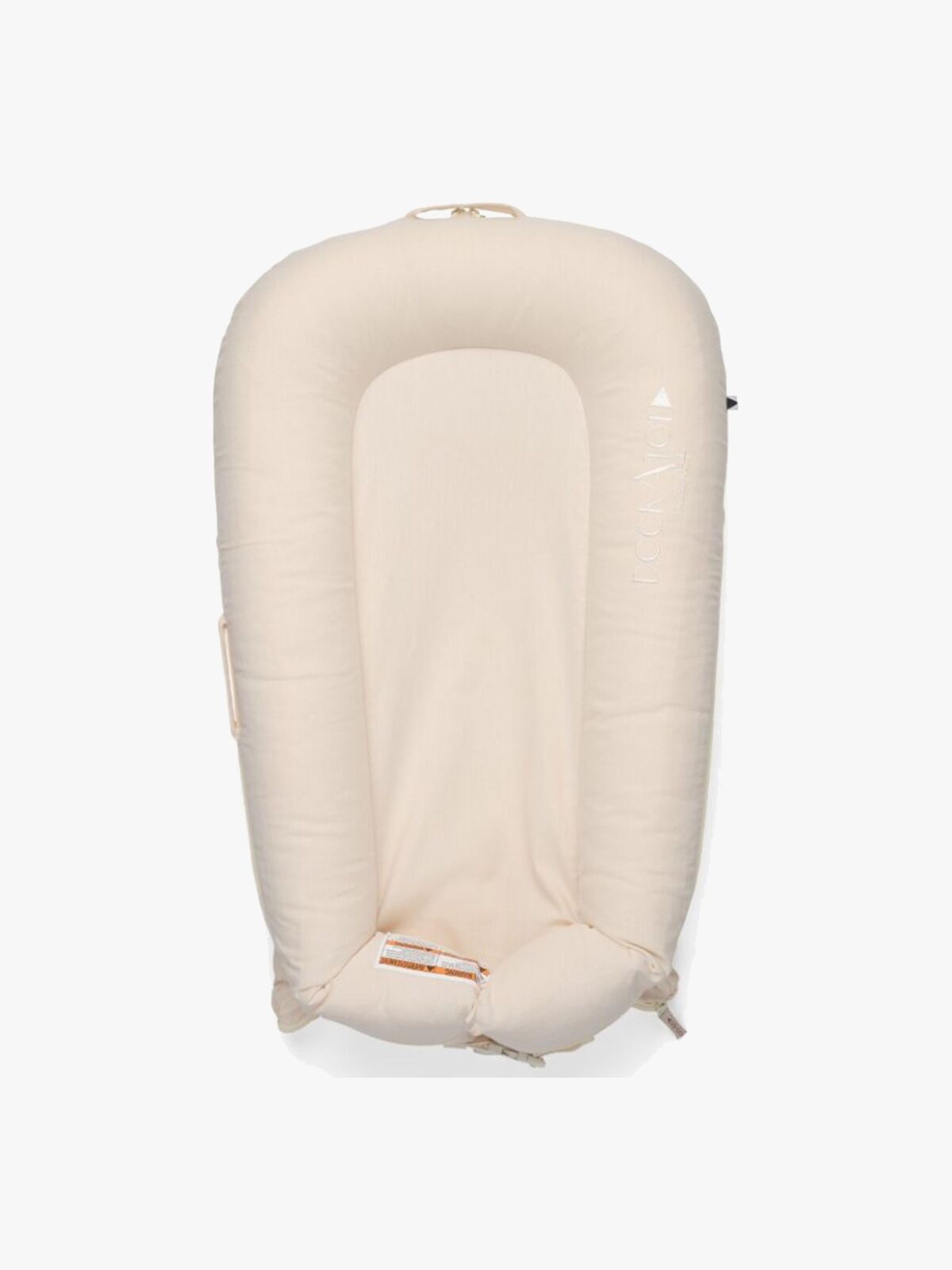 DockATot Deluxe+ Babynest, Sand Chambray